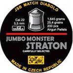    5.5  JSB Diabolo Exact Jumbo Monster Straton (.22),  1,645,  200 