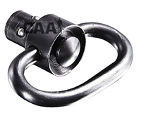 Антабка быстросъемная CAA tactical PBSS, сталь, черный