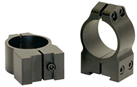 Кольца 25,4 мм для CZ 527 высота 10 мм Warne Fixed Medium, 1B1M, сталь (черный)