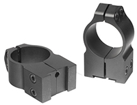 Кольца 25,4 мм для Tikka высота 14 мм Warne Fixed High, 2TM, сталь (черный)